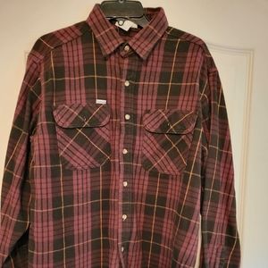 Mens Carhartt heavy button down